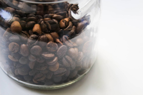 Coffee beans in a glass - Photo, Image