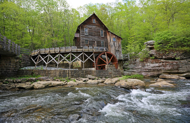 Grist Mill en Glade Creek - Babcock State Park, Virginia Occidental
 - Foto, imagen