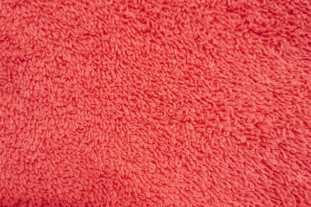 Textura de toalla rosa de cerca
 - Foto, Imagen