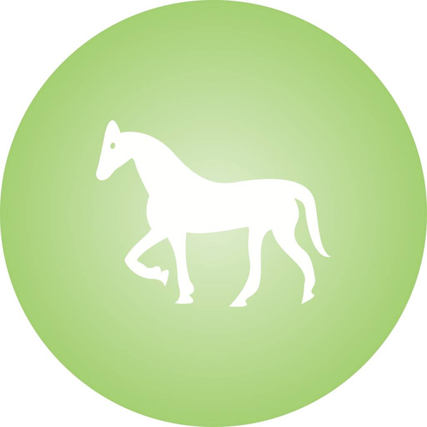 Bella icona vettoriale del glifo del cavallo
 - Vettoriali, immagini