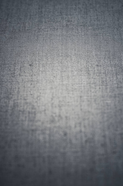 Dekoratív szürke vászon szövet texturált háttér a belső, f - Fotó, kép