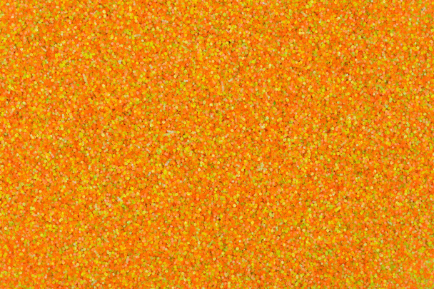 Perfect new texture, holographic glitter background in warm orange color. - 写真・画像