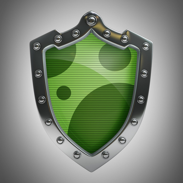 Escudo representando proteção
 - Foto, Imagem