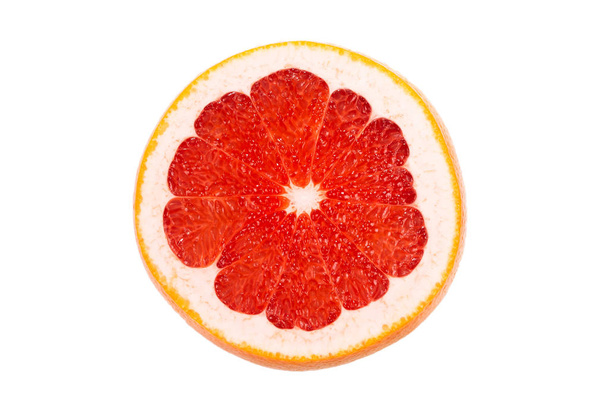Half grapefruit isolated on white background.  - Photo, image