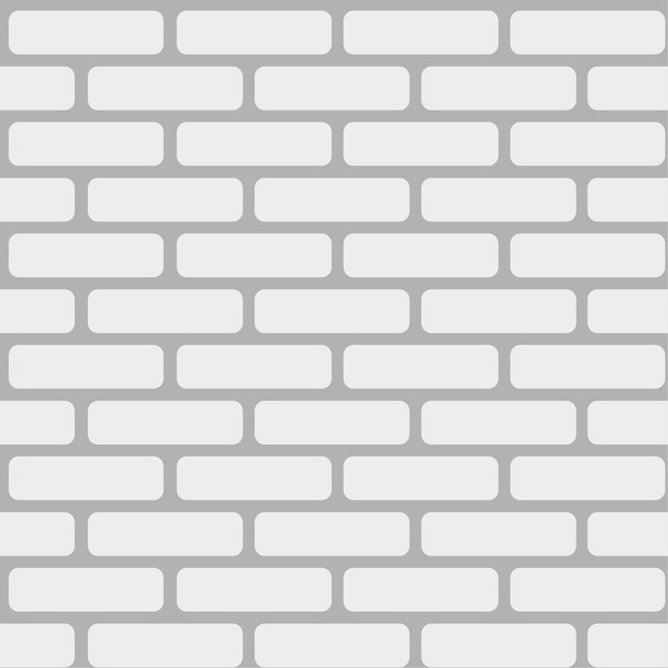 Motif sans couture texture de brique de mur blanc - Vecteur, image