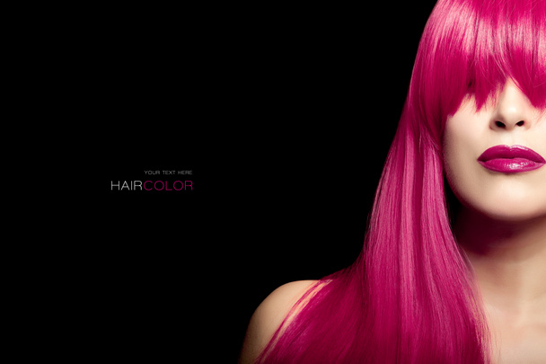έννοια ομορφιά χρώμα μαλλιών - Φωτογραφία, εικόνα
