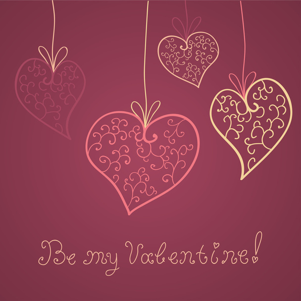 Happy Valentine's day - Вектор, зображення