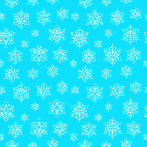 Snowflakes décor de tissu de motif sans couture
 - Vecteur, image