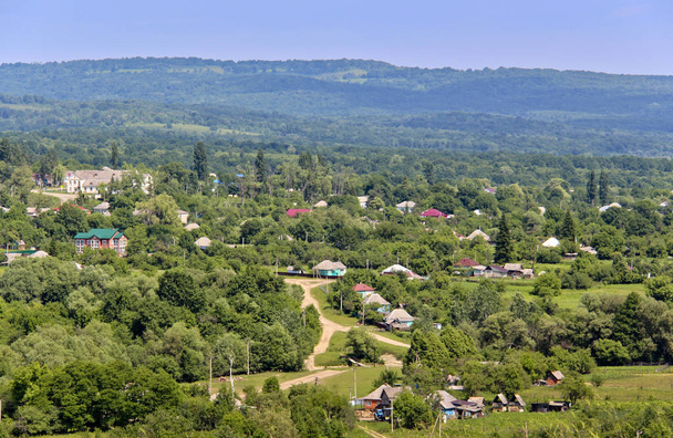 Location area of the village of Novosvobodnoy, Russia, Adygea Republic. It was here that the meeting of the Russian emperor and the leader of the Circassian clans during the war in the Caucasus took place. - Photo, Image