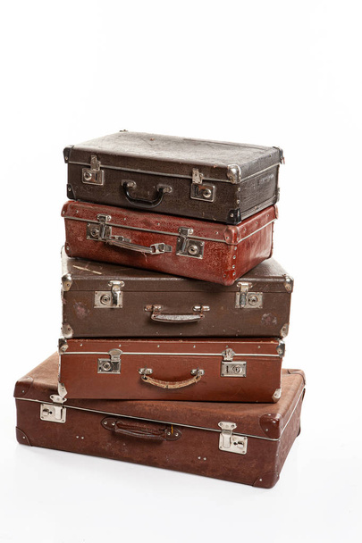 Old Suitcases - Fotoğraf, Görsel