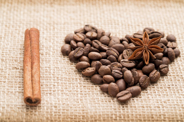 Coffee beans for background - Photo, Image