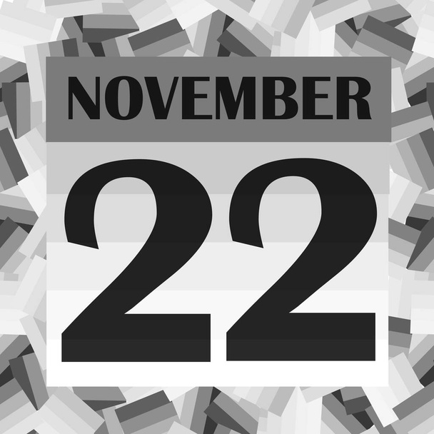 22. November. zur Planung wichtiger Tage. - Foto, Bild