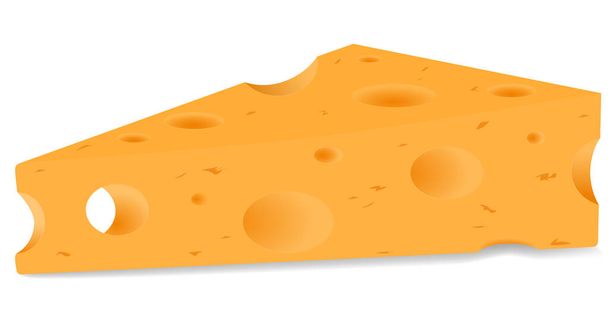 Illustration vectorielle fromage isolé sur fond blanc
 - Vecteur, image