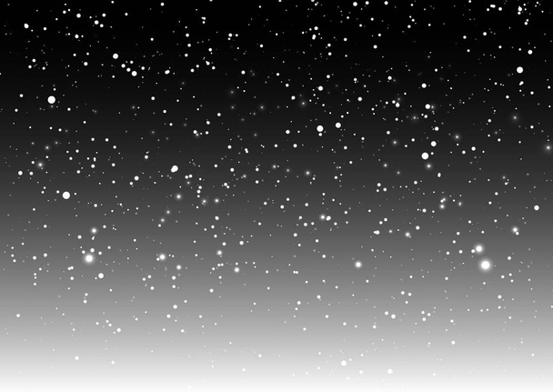Christmas snow overlay background  - Vector, Image