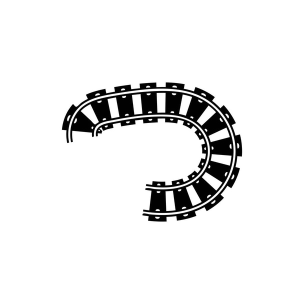 ілюстрація шаблону дизайну іконок залізниці
 - Вектор, зображення