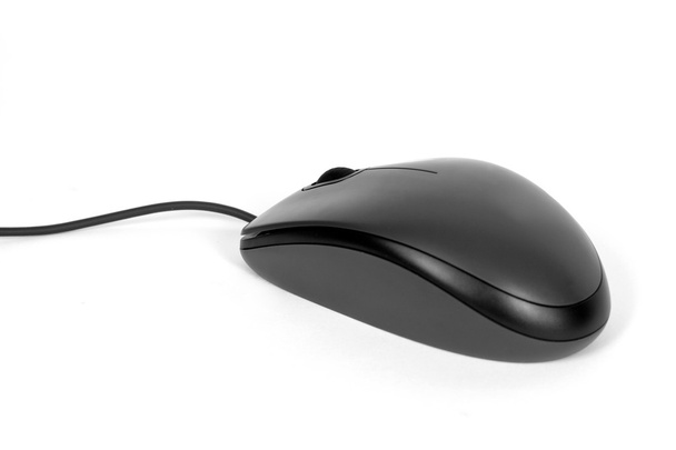 mouse nero del computer - Foto, immagini