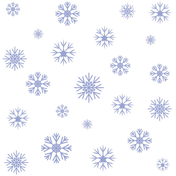 Beautiful patterns on the theme of Christmas and New Year. Vector graphics. Vector illustration. Minimalism. - Vektör, Görsel