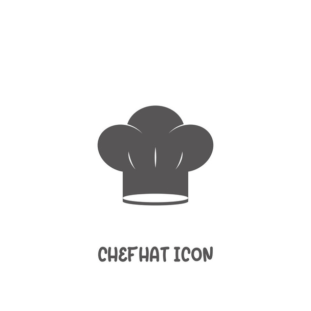 Chef hat icon simple flat style vector illustration. - Vector, Image
