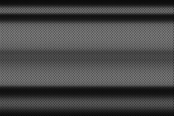 maglia metallica ad onda nera. sfondo in metallo e texture
.  - Foto, immagini