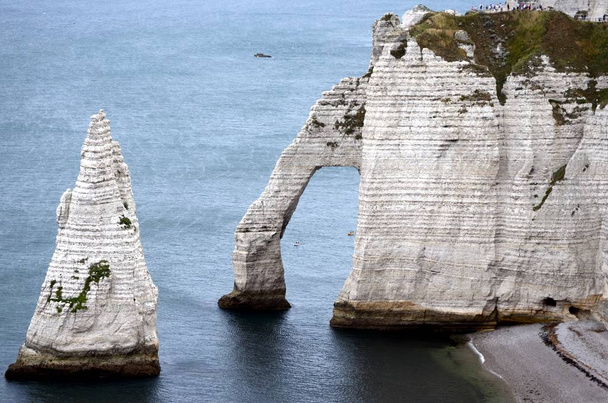 falaises d'etretat en Normandie - Photo, image