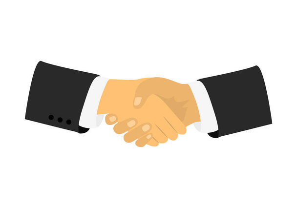Handshake. Partnership, friendship, agreement, cooperation. Vector illustration. - Vector, Image