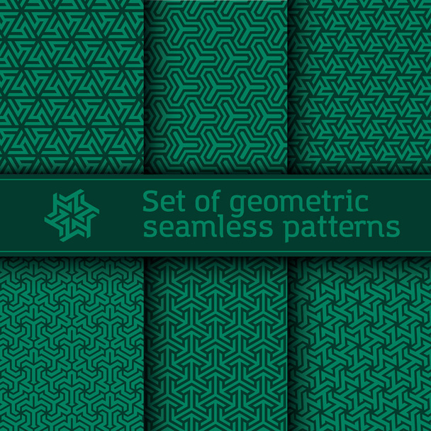 Patrón sin costura con estilo de teselado geométrico
 - Vector, Imagen