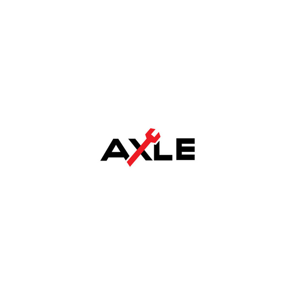  クリエイティブでモダンなAxleの文字のロゴデザインテンプレートベクトルEPS - ベクター画像
