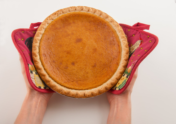 Праздничный тыквенный пирог
 - Фото, изображение