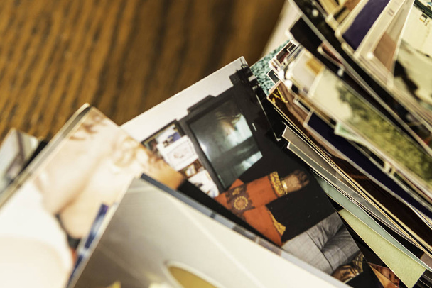 Stack of old photo prints and Memories to be digitized  - Photo, Image