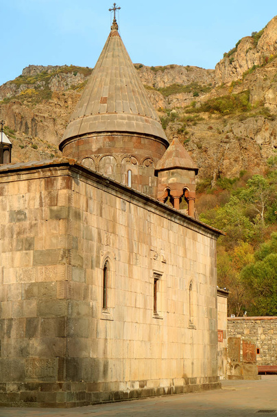 Geghard Monastery Complex, UNESCO World Heritage Site in Kotayk Province of Armenia - Photo, Image