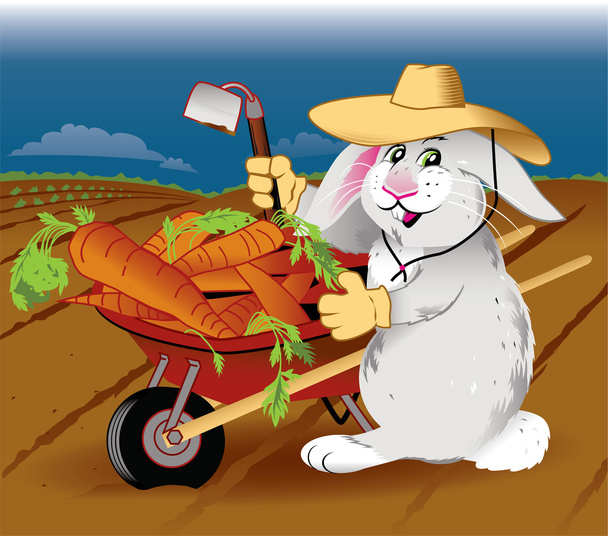 zahradnické králík - Vektor, obrázek
