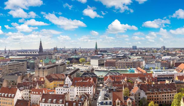 Aerial view of Copenhagen - Foto, Bild
