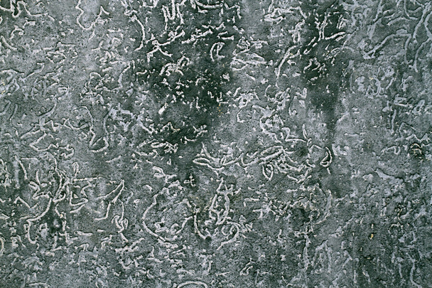 spontaneous scratches on dark gray background - Foto, Bild
