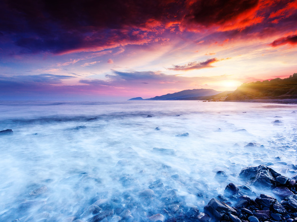 Pôr do sol sobre o mar - Foto, Imagem