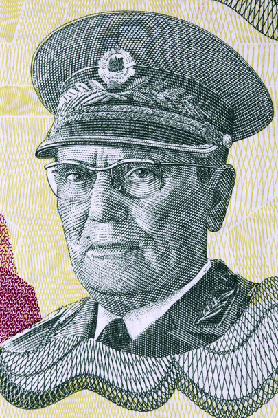 josip broz tito ein Porträt aus jugoslawischem Geld - Foto, Bild