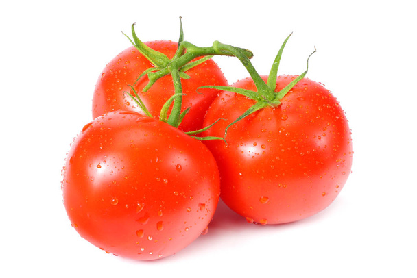 fresh tomatoes isolated on a white background  - Foto, Imagen