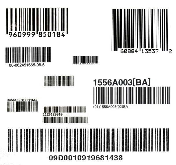 Bunch of bar codes - Photo, Image