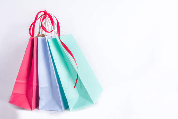Christmas shopping and sale concept - Foto, imagen