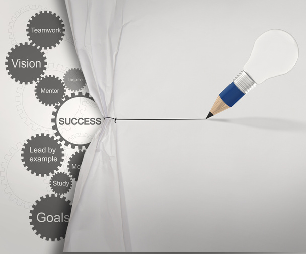 gear business success chart as concept - Photo, Image