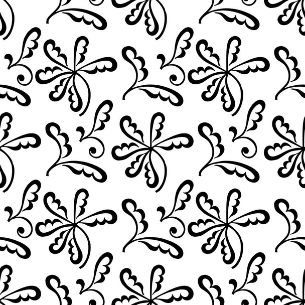 Abstract patterns seamless doodle Sketch - Vetor, Imagem