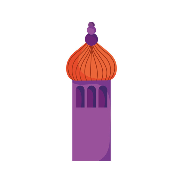 Arap kalesi klasik antika ikonu - Vektör, Görsel