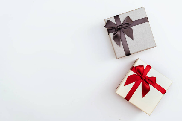 Christmas gift boxes collection for mock up template design. - 写真・画像
