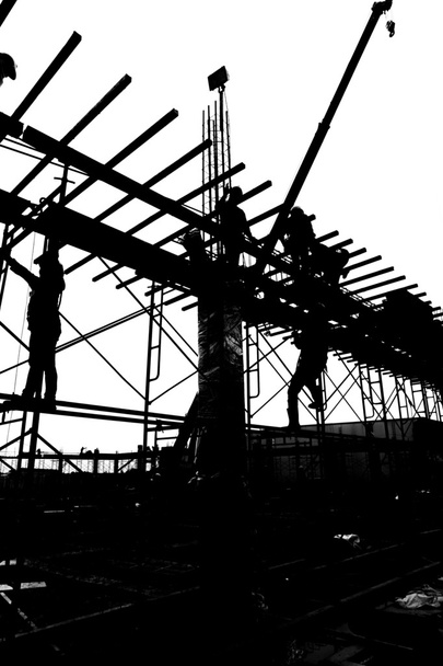 labor working in construction site - Foto, immagini