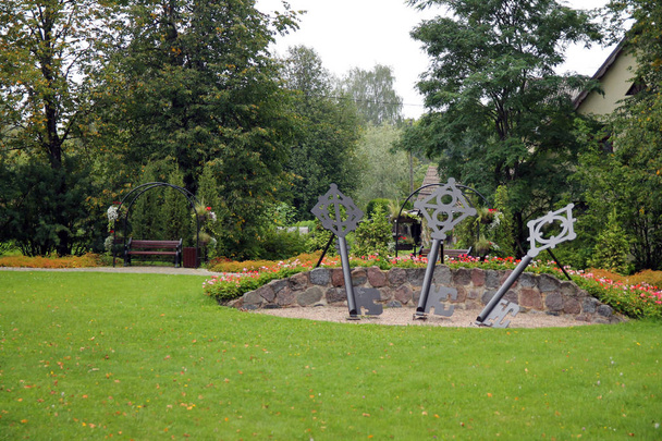 Le tre chiavi di ferro di Sigulda in Lettonia
 - Foto, immagini