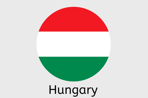 Icona della bandiera ungherese, Ungheria paese bandiera vettoriale illustrazione
 - Vettoriali, immagini