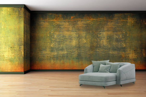 velké luxusní moderní světlé interiéry místnosti obrázek 3d vykreslení - Fotografie, Obrázek