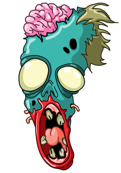 Testa di zombie
 - Vettoriali, immagini