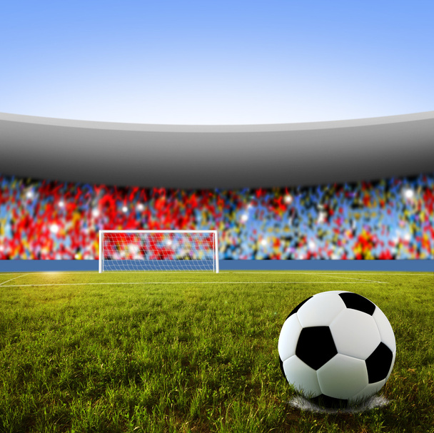 Futbol penaltı atışı - Fotoğraf, Görsel