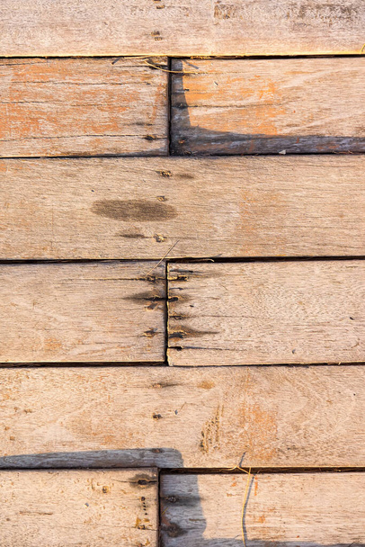 Antigua pared rural de madera, textura fotográfica detallada. Madera natural bu
 - Foto, Imagen