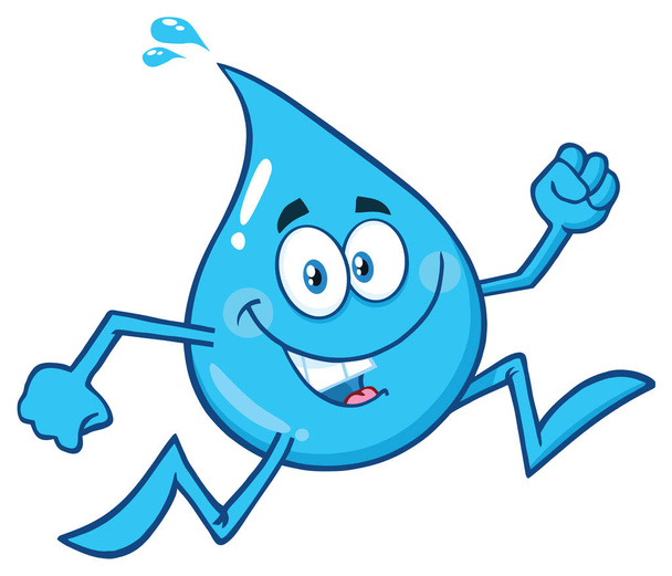 Символ талисмана Blue Water Drop
 - Вектор,изображение